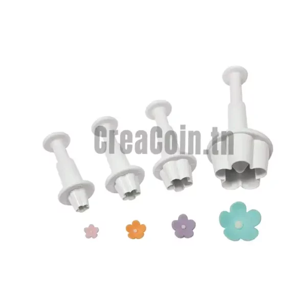 Emporte Pièces Set 4 Fleurs