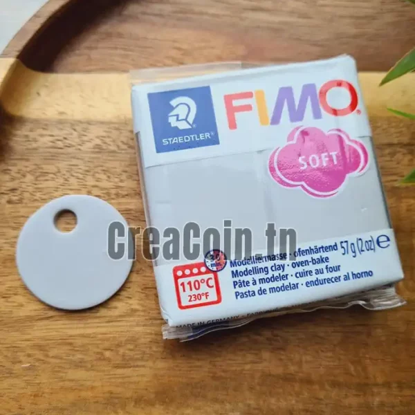 FIMO Soft Gris Dauphin Nr80 57g