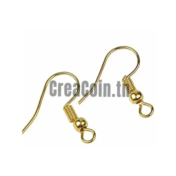 Boucle d'oreille Doré (2 pcs)