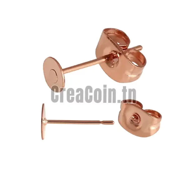 Boucle d'oreille Puce Bronze (2 pcs)