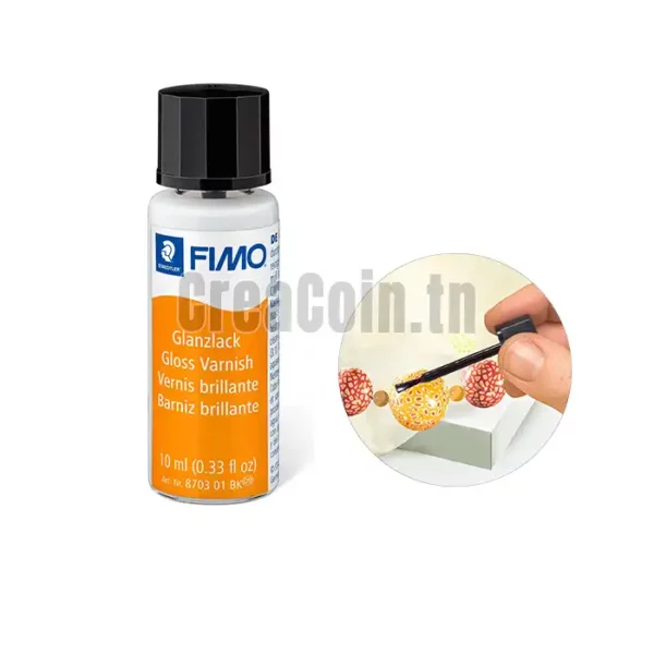 Vernis Brillant 10ml avec fouchette