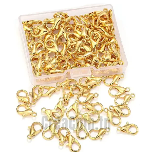 Fermoirs Homard Doré (10 pcs)